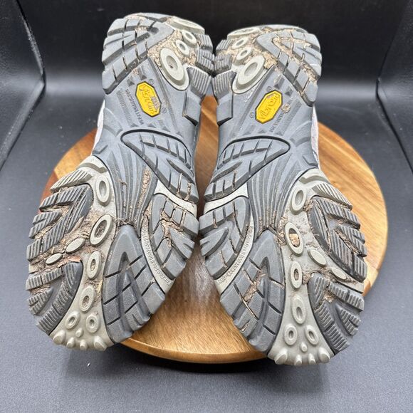 Merrell Moab 2 Womens Size 9 Hiking Shoes Gray Blue Vibram Trail Low J06014 - Picture 6 of 8